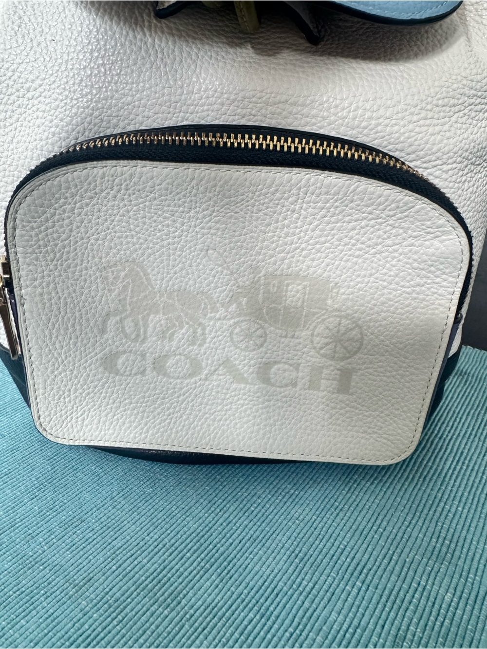 Coach Jes Colorblock Leather Backpack - Picture 4 of 13